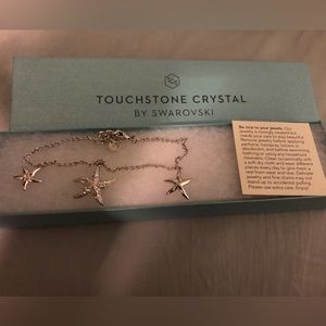 Touchstone Crystal by Swarovski beach anklet